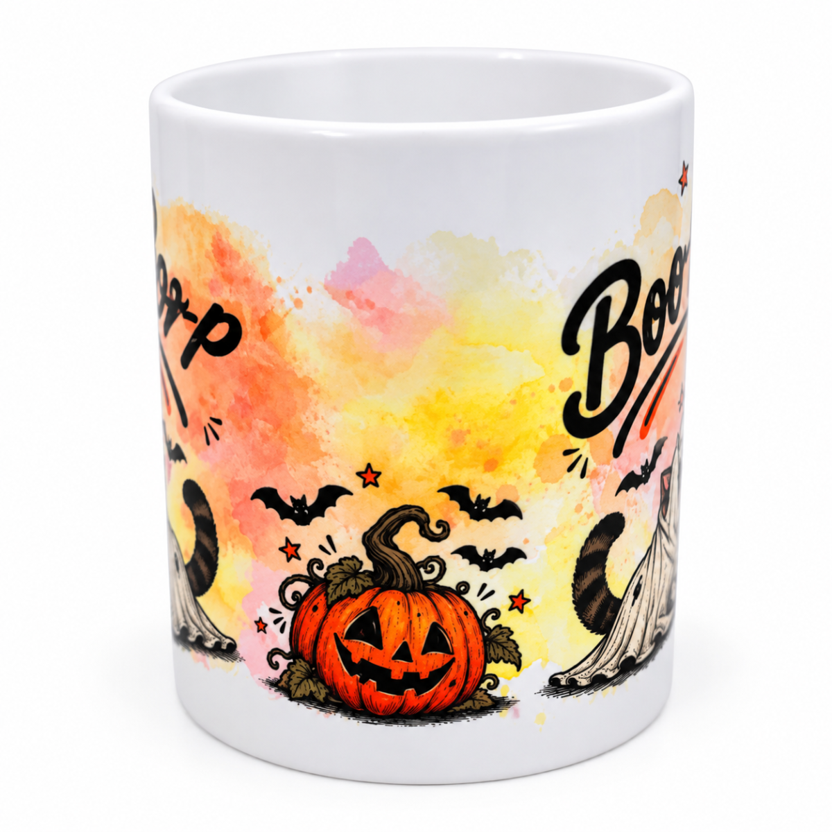 Preview: Halloween Tasse Boop Katze